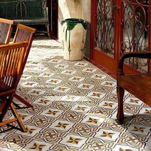 attractive custom tile flooring